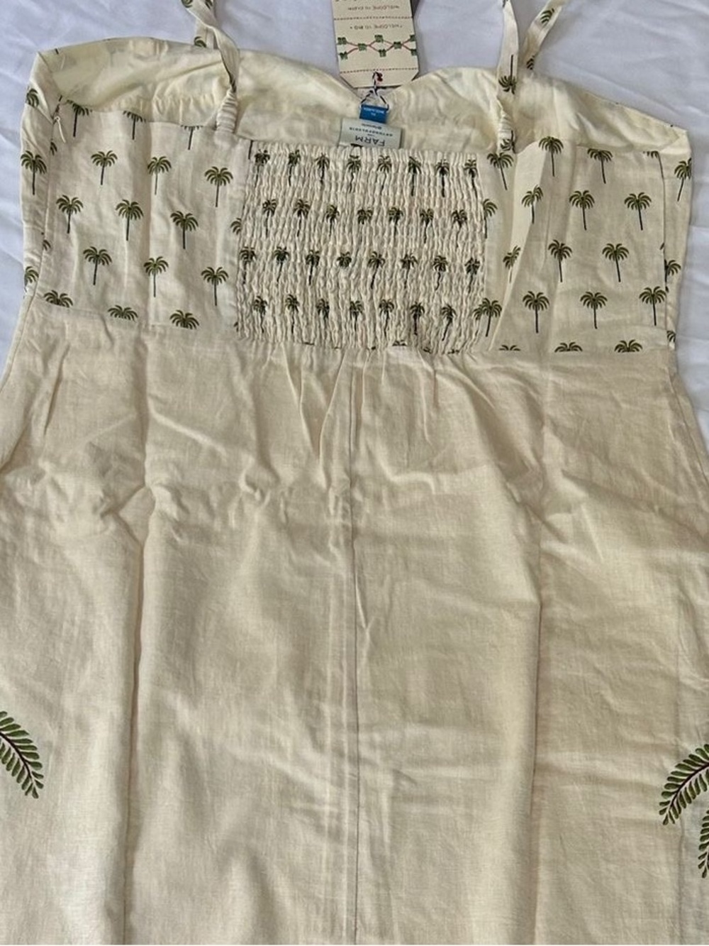 NWT Farm Rio Sleeveless Ruffle-Hem Maxi Dress - Picture 7 of 7